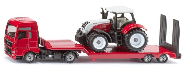 SIK1764 - MAN Lkw 4x2 mit Tieflader und STEYR CVT 6230 - 1