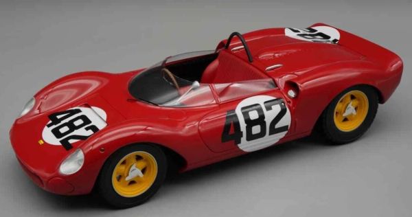 TM18-234C - FERRARI 206 #482 Gagant Dino SP – Sestriere 1965 L.SCARFLOTTI - 1