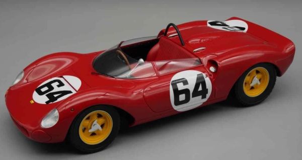 TM18-234E - FERRARI 206 #64 Gewinner des Dino SP Freiburg - Schauinsland 1965 L.SCARFLOTTI - 1