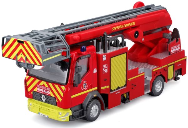 BUR32019 - RENAULT Feuerwehr mit großer Leiter RIFFAUD - 1