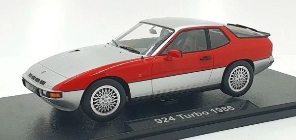 KKS180902 - Porsche 924 Turbo, Baujahr 1986, silber und rot - 1