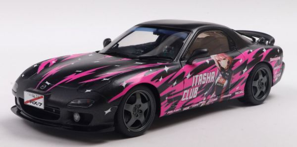 SOL1810605 - MAZDA RX7 FD3RS 1999 schwarz und rosa – SOLIDO WORKS ITASHA CLUB - 1