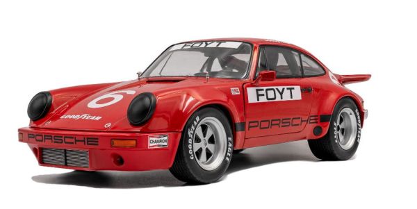 SOL1810704 - PORSCHE 911 #6 roter Iroc Daytona 1974 AJFOYT - 1