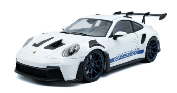 SOL1812102 - PORSCHE 911 GT3RS 2024 Weiß mit blauen Streifen - 1