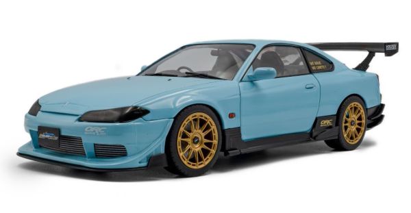 SOL1812204 - NISSAN Silvia SPEC-R Aero Solido Works 1999 Blau Klar - 1