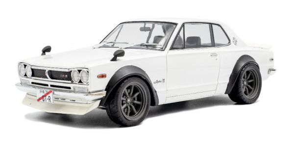 SOL1813001 - NISSAN Skyline - Hakousuka Solido Works 1970 Perlweiß - 1