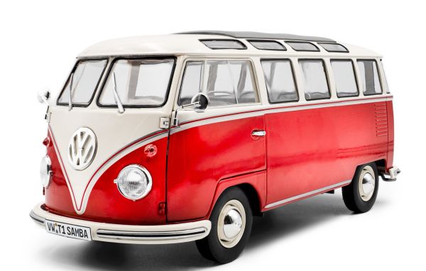 SOL1813402 - VOLKSWAGEN Typ 1 Samba 1962 rot und weiß - 1