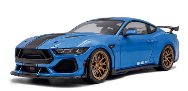 SOL1813802 - SHELBY Mustang Super Snake 2025 Metallicblau - 1