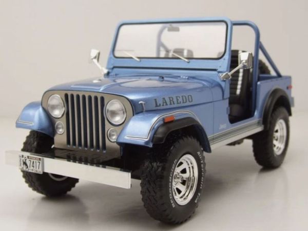 MOD18553 - JEEP CJ-7 Laredo 1980 Metallic-Blau - 1