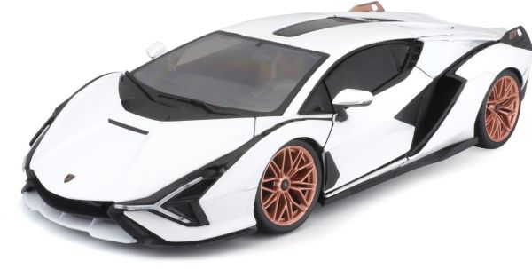 BUR11046W - LAMBORGHINI Sian Hybrid Weiß und Schwarz - 1