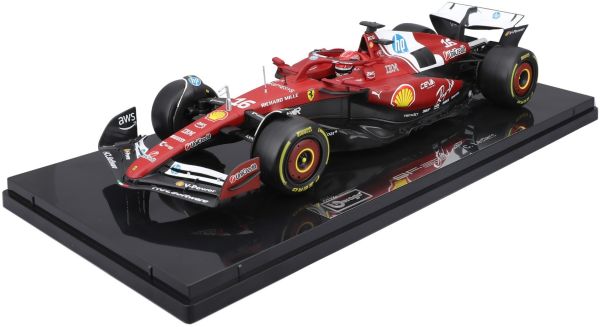 BUR16822L - Kristall-Box – FERRARI SF-25 #16 Australien-GP C. LECLERC – Deluxe Edition - 1