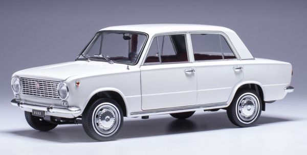 IXO18CMC205OP.24 - FIAT 124 1970 Weiß - 1