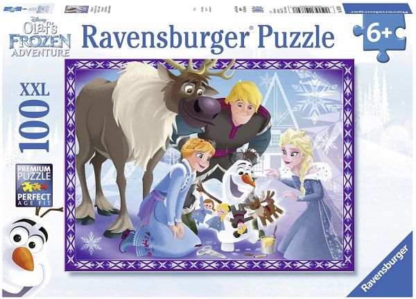 RAV107308 - Puzzle 100 Teile THE FROZEN – Familie hat Tradition - 1