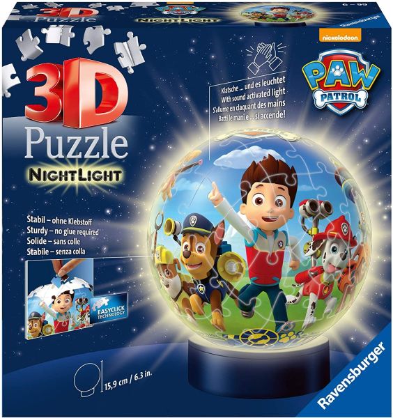 RAV118427 - Nightlight 3D Puzzle 72 Teile PAW PATROL - 1
