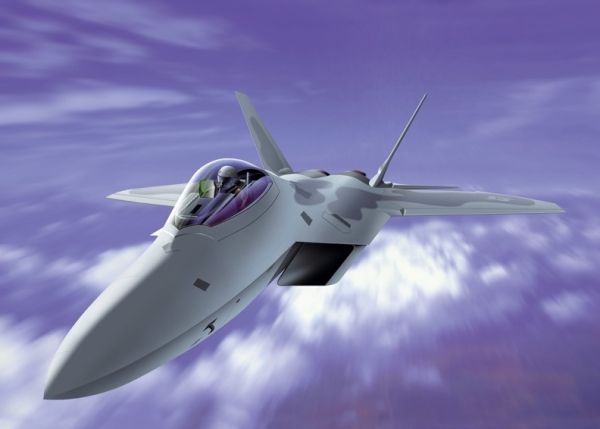 ITA1207 - Baue und bemale den Kampfjet F-22 Raptor - 1