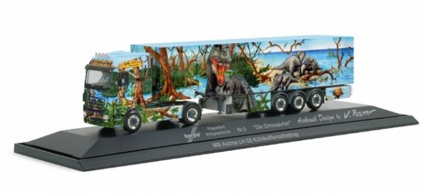 HER120807 - MERCEDES Actros LH MP2 4x2 mit Kühlauflieger 3 Achsen SCHUMACHER - 1
