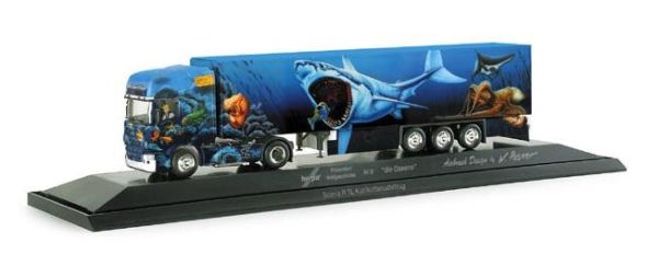 HER121057 - SCANIA R Topline 4x2 mit BRUNNER 3-Achs Kühlauflieger - 1