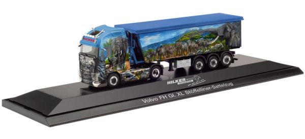 HER122085 - VOLVO FH Globetrotter 4x2 mit Planenkipper 3 Achsen HILKER FRIESOYTHE - 1