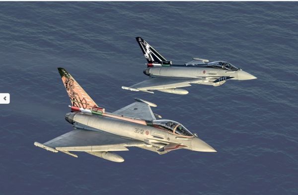 ITA1406 - Kampfflugzeug EF-2000 Gruppi Caccia 100. Jahrestag - 1