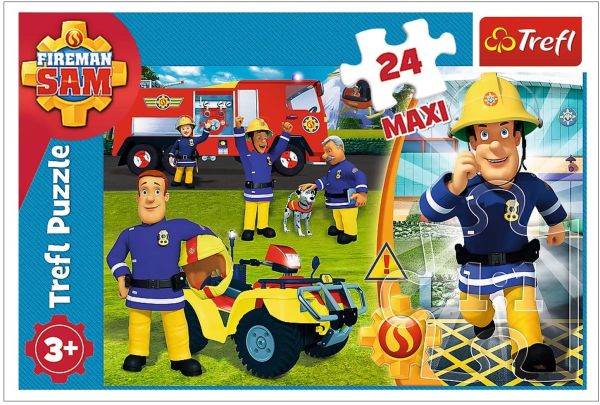 TRF14290 - Maxi Puzzle 24 Teile SAM DER FEUERWEHRMANN - 1