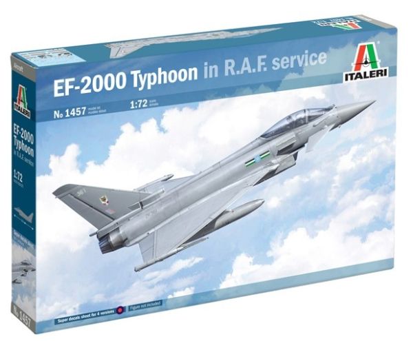 ITA1457 - Kampfflugzeug Eurofighter Typhoon EF-2000 zum Zusammenbauen und Lackieren - 1