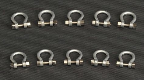 YCC636 - Lot von 8 Fesseln 200 Grey Tons - 1