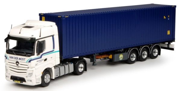 TEK67390 - MERCEDES Bigspace 4x2 Anhänger Containerträger + 40-Fuß-Container - 1