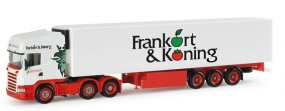 HER154680 - SCANIA R Topline 6x2 mit 3-Achs-Kühlanhänger JAN DE WAAL - 1