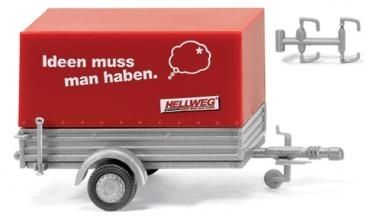WIK005602 - Anhänger 1 Achse Maßstab: 1/87 - 1
