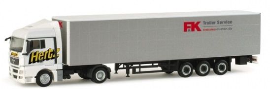 HER155489 - MAN TGX XLX 4x2 mit Anhänger 3 Achsen HERTZ/F&K - 1
