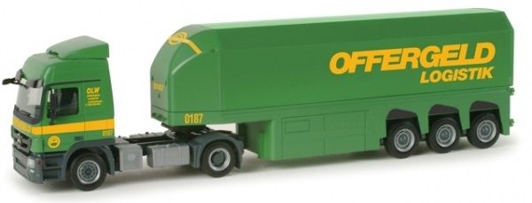 HER156554 - MERCEDES Actros L 08 4x2 Anhänger Glastransport 3 Achsen - 1