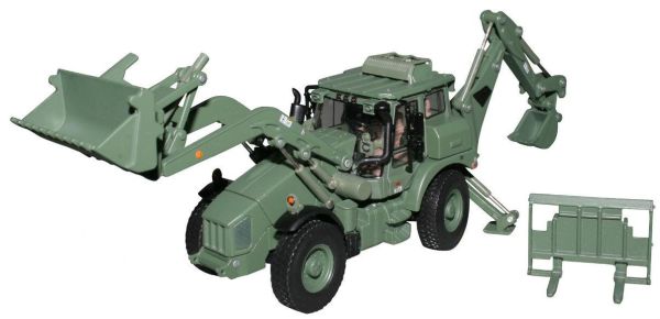 MOT13478 - JCB Baggerlader HMEE Militärversion grün - 1
