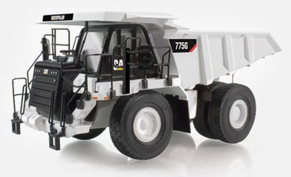 TON30002/02 - Dumper CATERPILLAR 775G weiß - 1