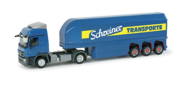 HER157179 - MERCEDES Actros L08 mit SCHREINER 3-Achs-Anhänger - 1