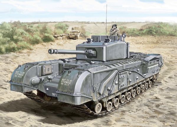 ITA15760 - Panzer Churchill MK.III/IV/Avre/NA75 zum zusammenbauen und lackieren - 1