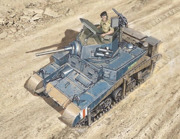 ITA15761 - Stuart Leichter Panzer zum Zusammenbauen und Lackieren - 1