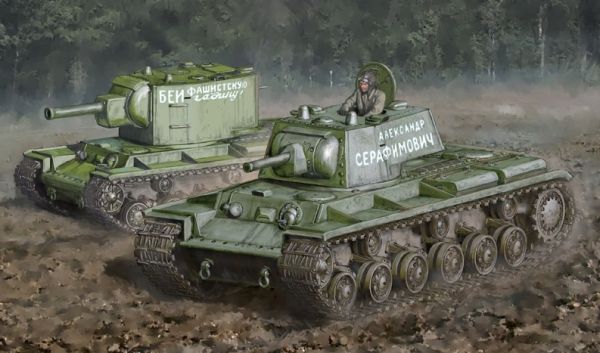 ITA15763 - KV-1 / KV-2 Tanks zum Zusammenbauen und Lackieren - 1