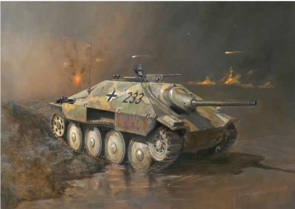 ITA15767 - Jagdpanzer 38(t) Hetzer zum Zusammenbauen und Lackieren - 1