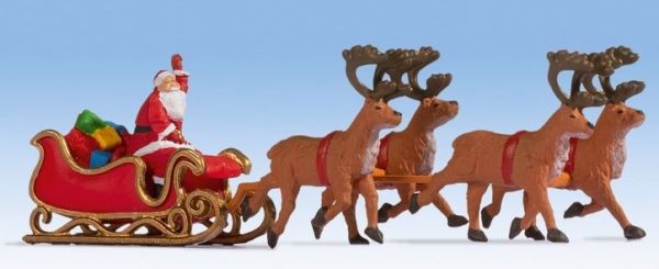 NOC15924 - Weihnachtsmann mit Schlitten - 1