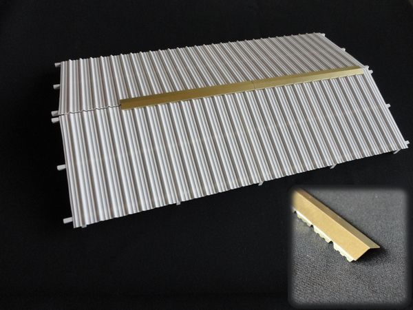 MCD-072 - Stahlblechfirst für MCD-056-A/B Länge 12.5cm - 1