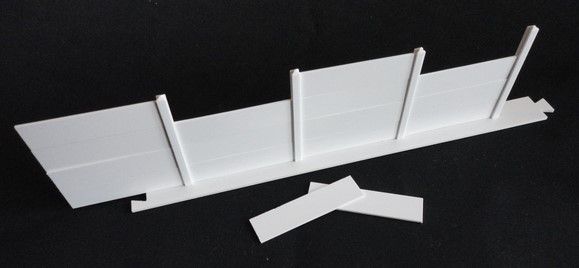 MCD-070 - Palisadenzaun - Bausatz - Länge. 248mm - 1