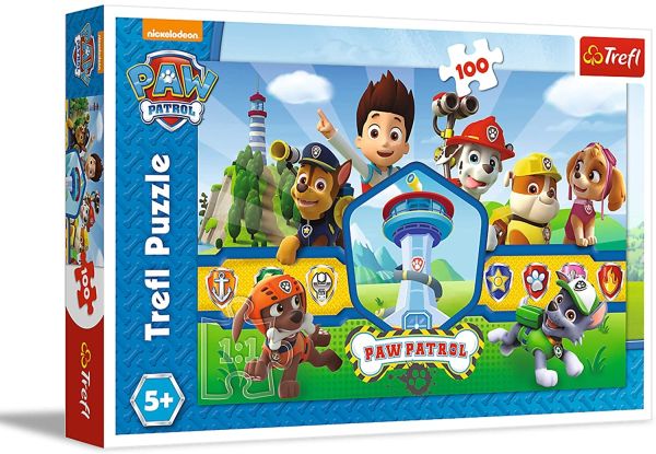 TRF16351 - Puzzle 100 Teile PAW PATROL The Heroes Team - 1