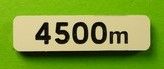 MCD-035 - Beschilderungstafel auf 4500 m – als Bausatz - 1