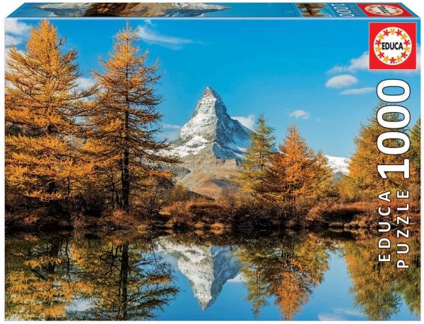 EDU17973 - 1000 Teile Puzzle Das Matterhorn im Herbst - 1