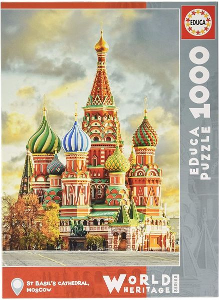 EDU17998 - 1000-Teile-Puzzle Basilius-Kathedrale in Moskau - 1