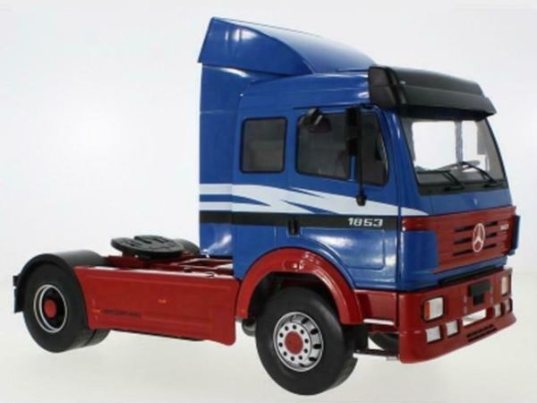 MOD18138 - MERCEDES 1853 SKII 1994 4x2 Blau und Rot - 1