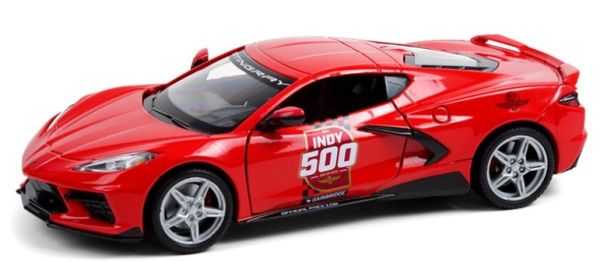 GREEN18258 - Rot 2020 CHEVROLET Corvette C8 Stingray 104. Rennen in Indianapolis - 1