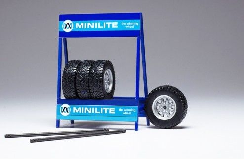IXO18SET001W - Gepäckträger mit 4 MINI LITE-Reifen - 1