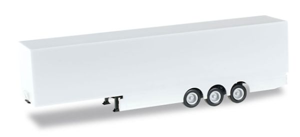 HER076685 - SCHMITZ 3-Achs-Transporter-Anhänger weiß - 1