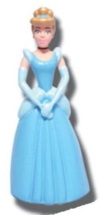 T8819B - DISNEY Prinzessin Figur mit Schlüsselring - Aschenputtel - 1